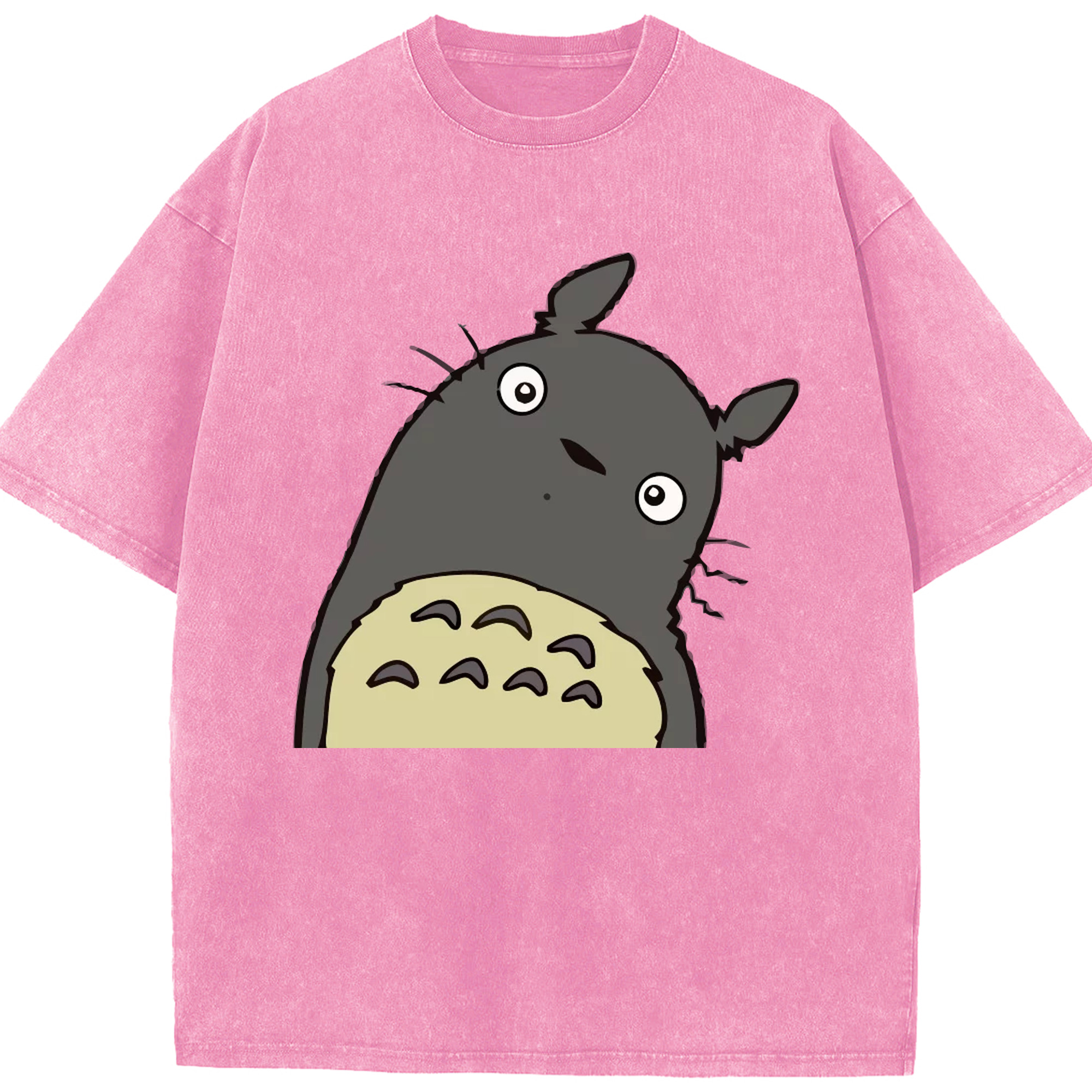 （画像用） となりのトトロ 草壁メイ 草壁サツキ My Neighbor Totoro Satsuki Kusakabe Mei Kusakabe 綿100% ヴィンテージ風 半袖Tシャツ（フロントプリント）